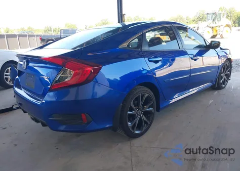 2019 Honda Civic Sport from USA, damaged, VIN 19XFC2F8XKE012662